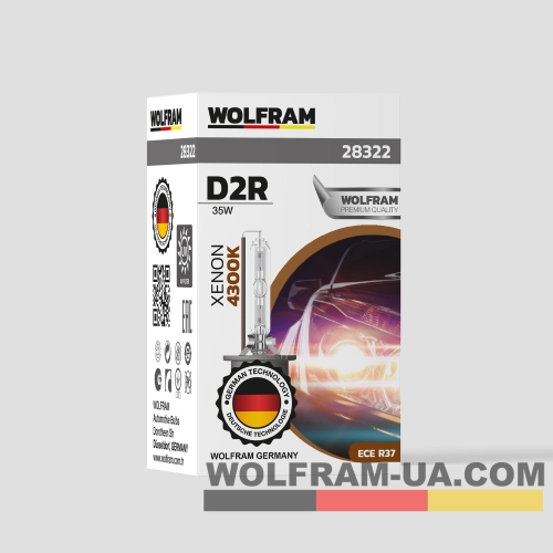 Автолампа ксеноновая Wolfram D2R 35W 28322