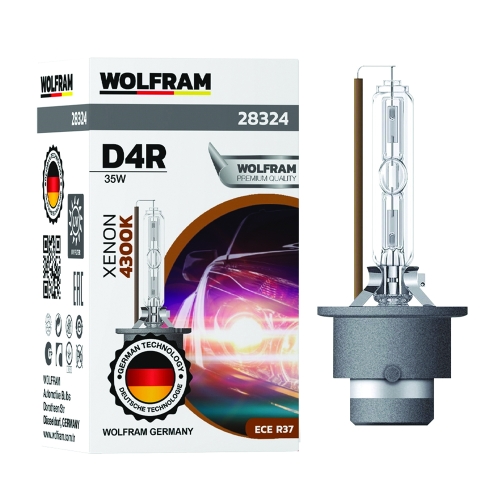 Автолампа ксеноновая Wolfram D4R 35W 28324