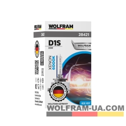 Автолампа ксеноновая Wolfram D1S 35W White Light 28421