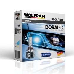 LED Автолампи Wolfram 12v HB4 9006 19W Dora LED 2шт (33206)