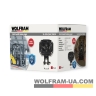 LED фара рабочая Wolfram 12-30v 9W E9 Certified Синий (31820)
