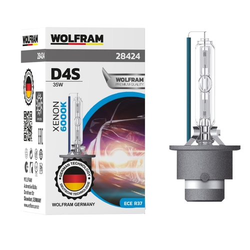 Автолампа ксенонова Wolfram D4S 35W White Light (28424)
