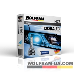 LED Автолампы Wolfram 12v H27 19W Dora LED 33227 (2шт)