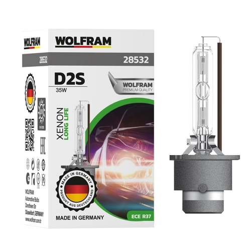 Автолампа ксеноновая Wolfram D2S 4300k 35W Long Life 28532