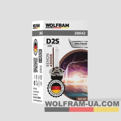 Автолампа ксеноновая Wolfram D2S 4300k 35W Ultra Violet 28642
