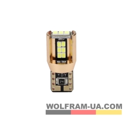 LED Автолампи Wolfram 12v T10 WY5W 1.5W Dora LED 2шт Жовта (33317)
