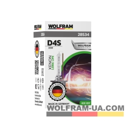 Автолампа ксеноновая Wolfram D4S 4300k 35W Long Life 28534